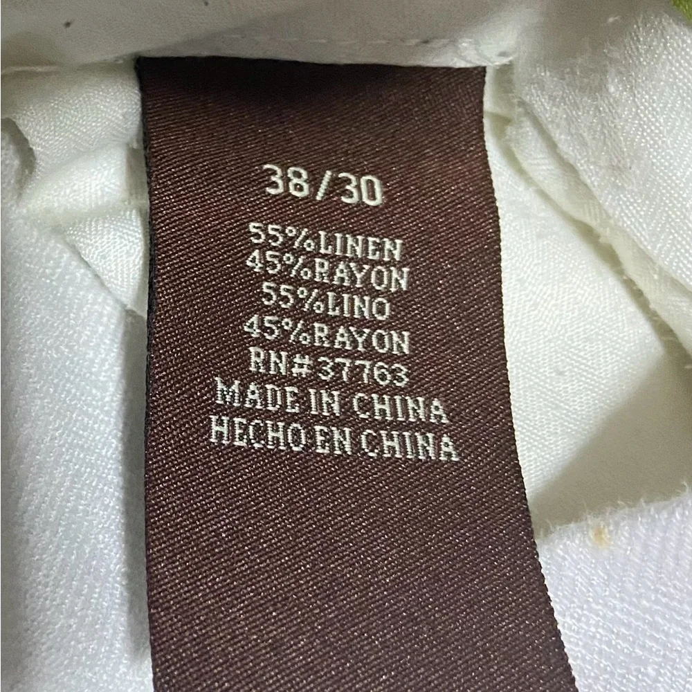 Cubavera  Linen Blend Pants 38x30